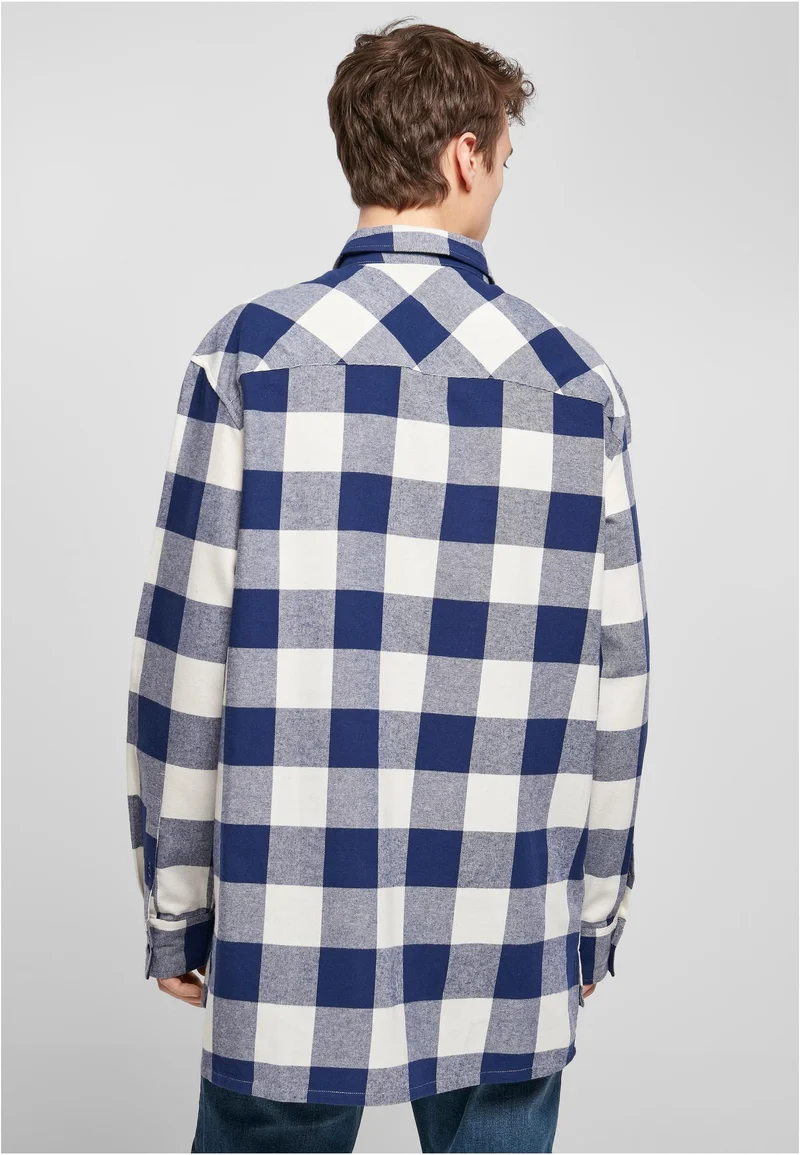 UC Long Oversized Checked Shirt