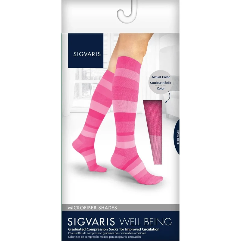 Sigvaris Microfiber Shades Women's Knee High 15-20 mmHg
