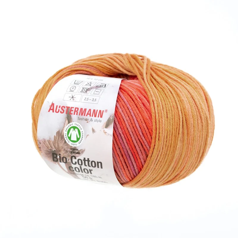 Bio Cotton Color | 180 M - 50 G | 106 - Papaya