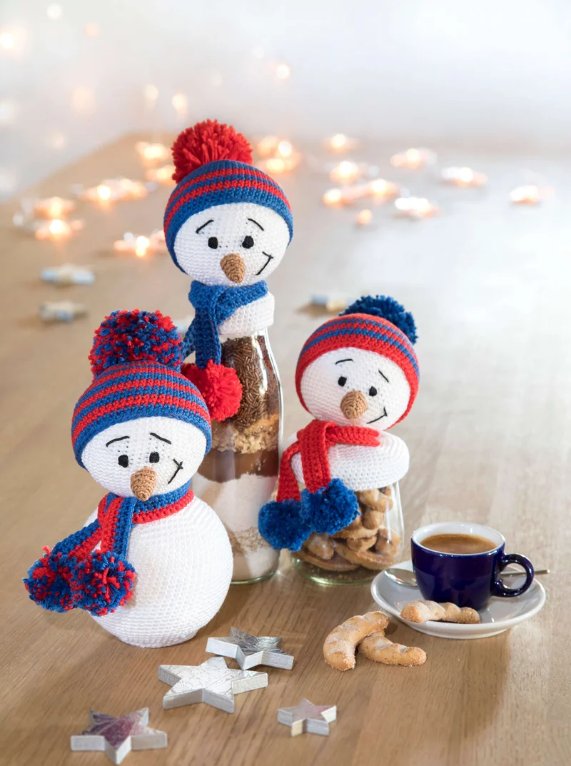 Anleitung Schneemann und Schneemann-Geschenkgläser