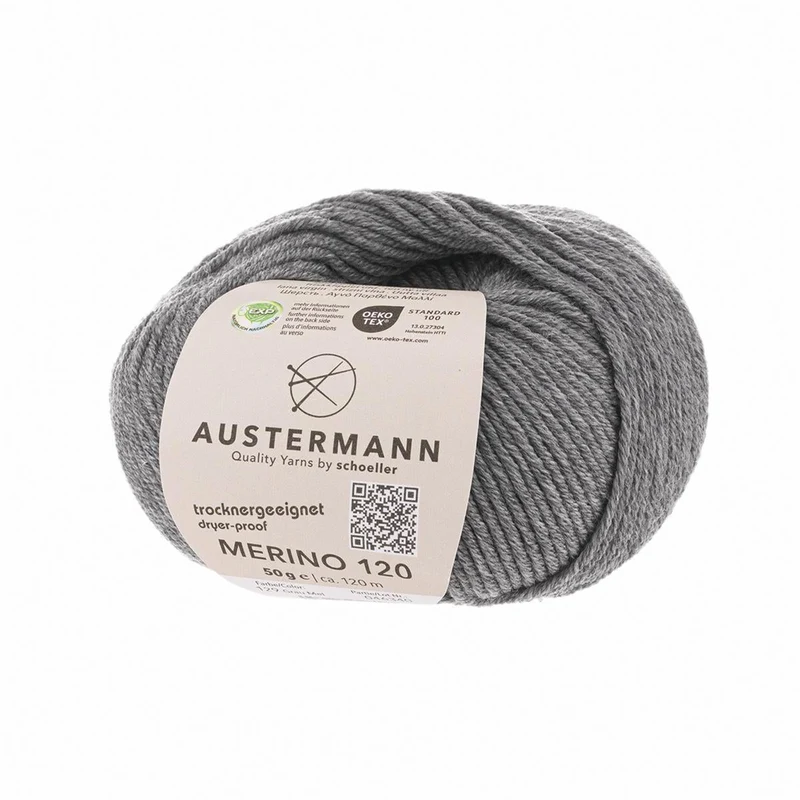 MERINO 120 EXP 50G | 129 - GRAU
