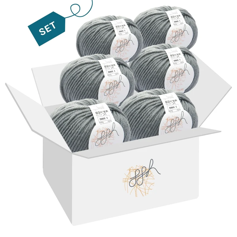 ggh Sportlife Box | Set mit 300g (6x50g) | 003 – Stahlgrau