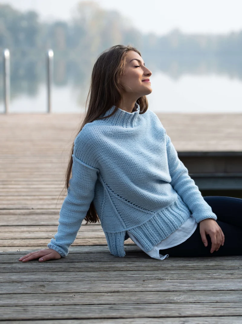 Anleitung Pulli mit Außennähten