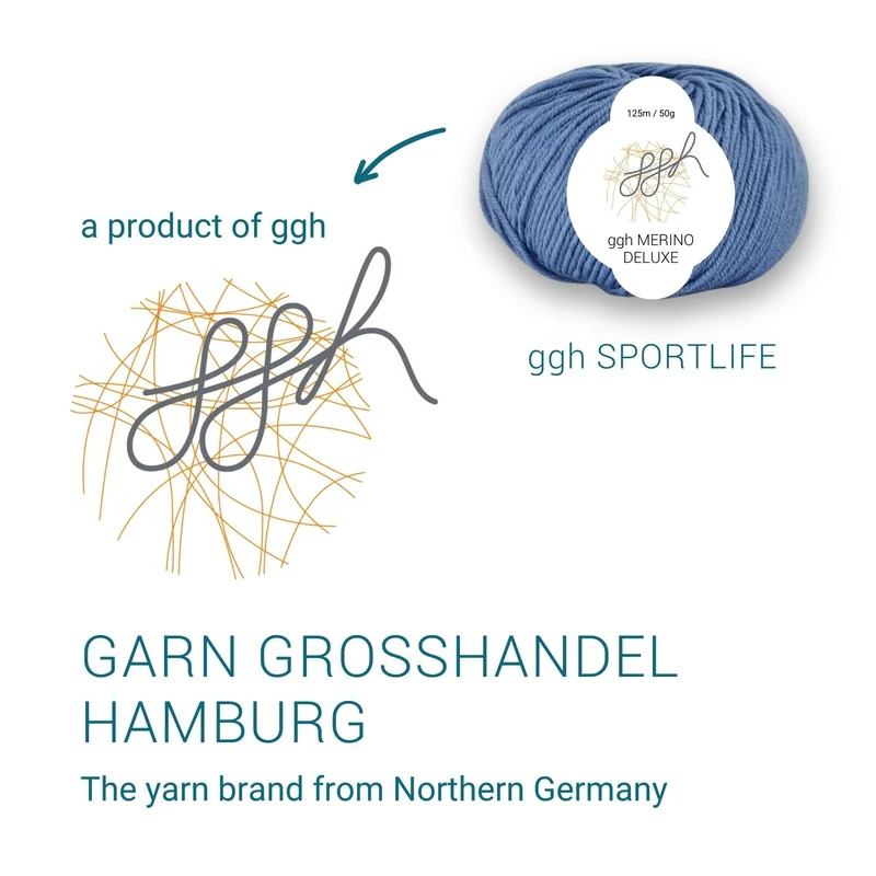 ggh Merino Deluxe - 300g Set (6x50g) - 024 - Himmelblau