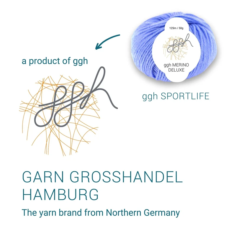 ggh Merino Deluxe - 300g Set (6x50g) - 023 - Hellblau