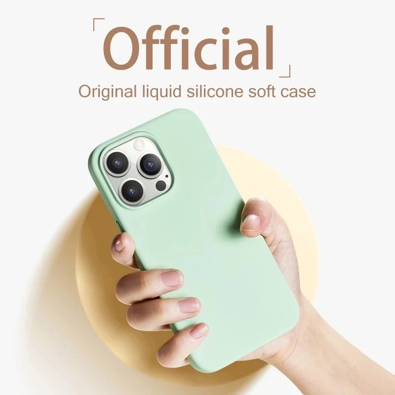 Handy Hülle IPhone 13 14 15 Pro Max Case Tasche Cove Schutzhülle Silikon Bumper