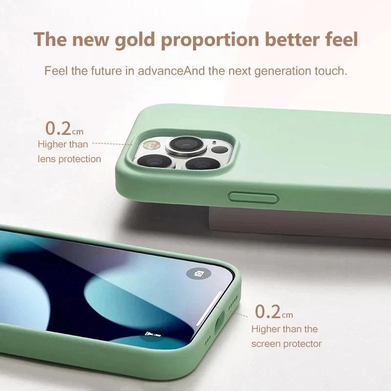 Handy Hülle IPhone 13 14 15 Pro Max Case Tasche Cove Schutzhülle Silikon Bumper