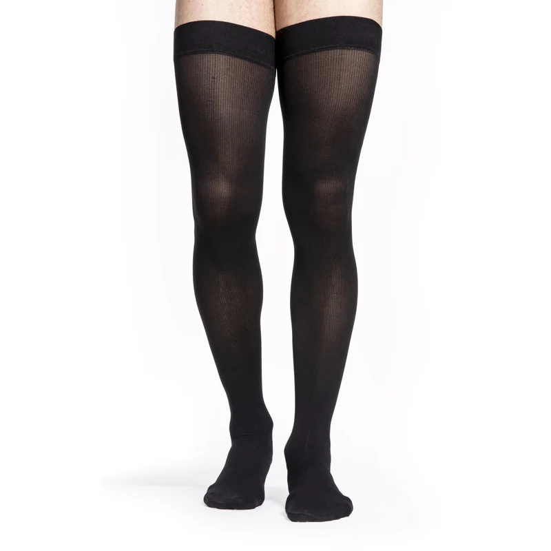 Sigvaris Microfiber Men's Thigh High 30-40 mmHg