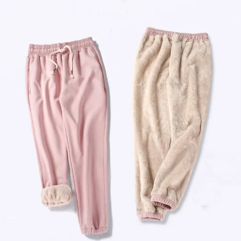 Damen Hosen Schlupfhose Ballonhose Pumphose Winter Warm Thermo Jogginghose