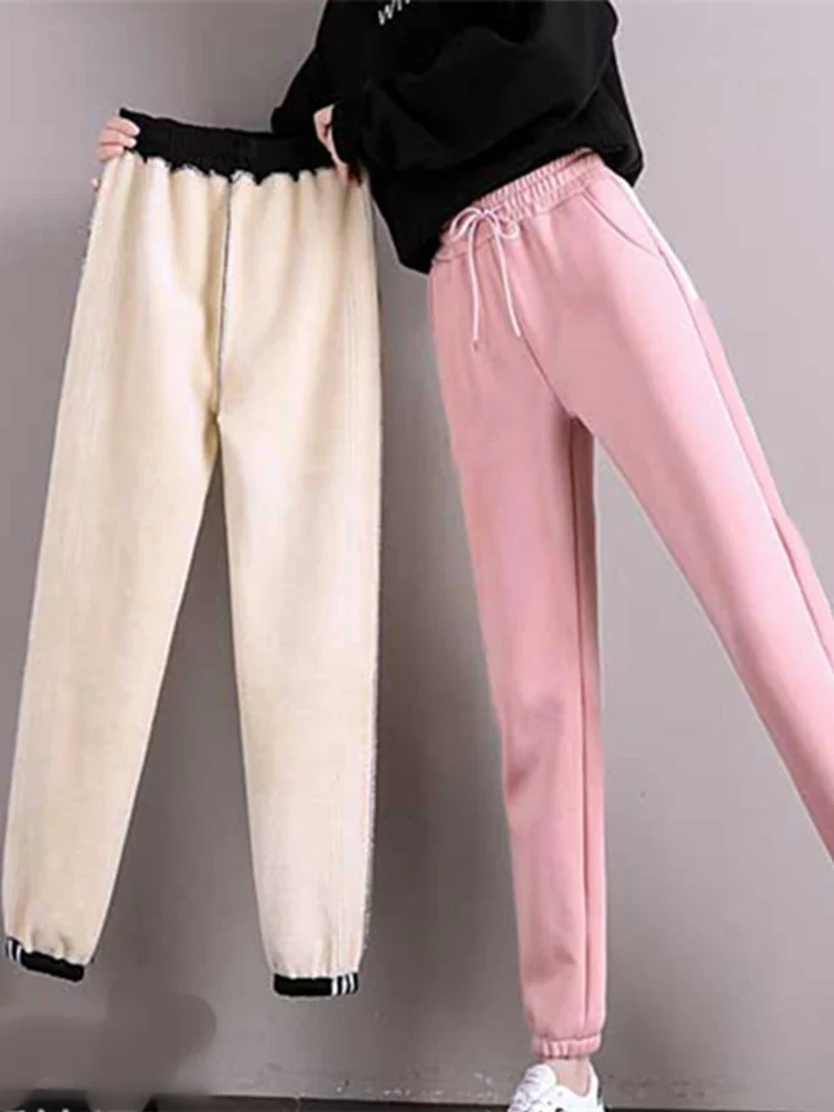 Damen Hosen Schlupfhose Ballonhose Pumphose Winter Warm Thermo Jogginghose
