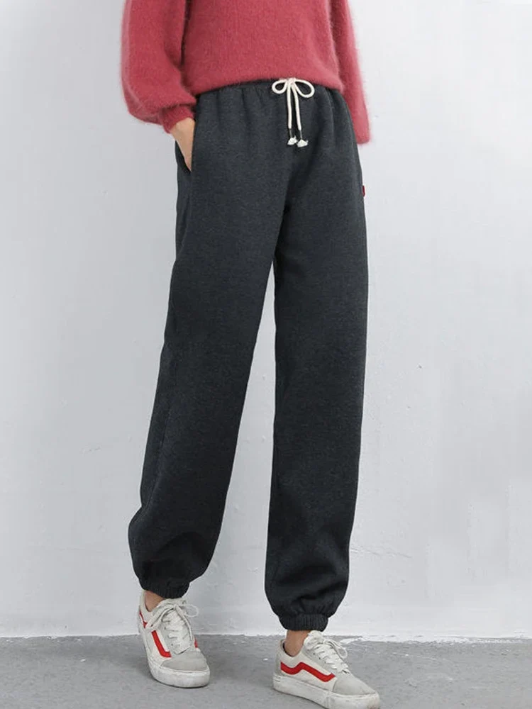 Damen Hosen Schlupfhose Ballonhose Pumphose Winter Warm Thermo Jogginghose