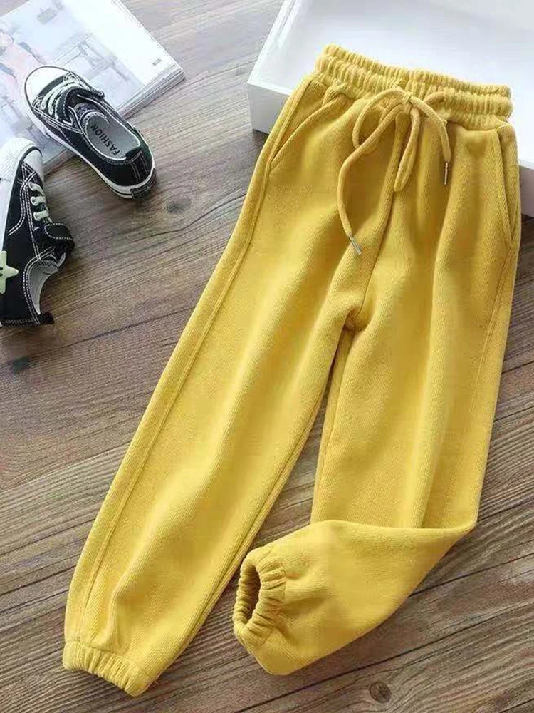 Damen Hosen Schlupfhose Ballonhose Pumphose Winter Warm Thermo Jogginghose