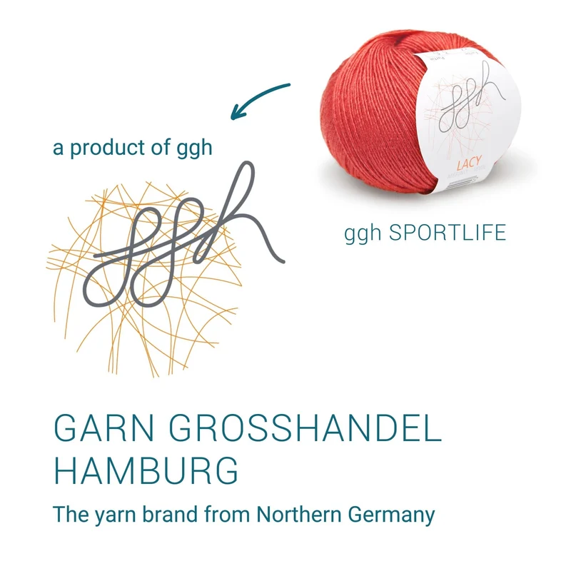 ggh Lacy | Set mit 4 x 25g (insg. 100g) - 027 - Marsrot