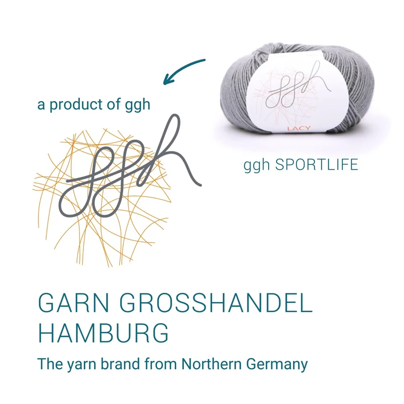 ggh Lacy | Set mit 4 x 25g (insg. 100g) - 020 - Grau