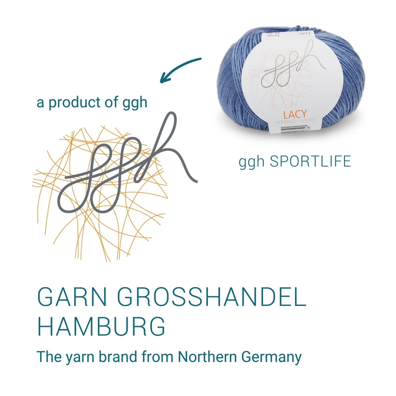 ggh Lacy | Set mit 4 x 25g (insg. 100g) - 021 - Blau