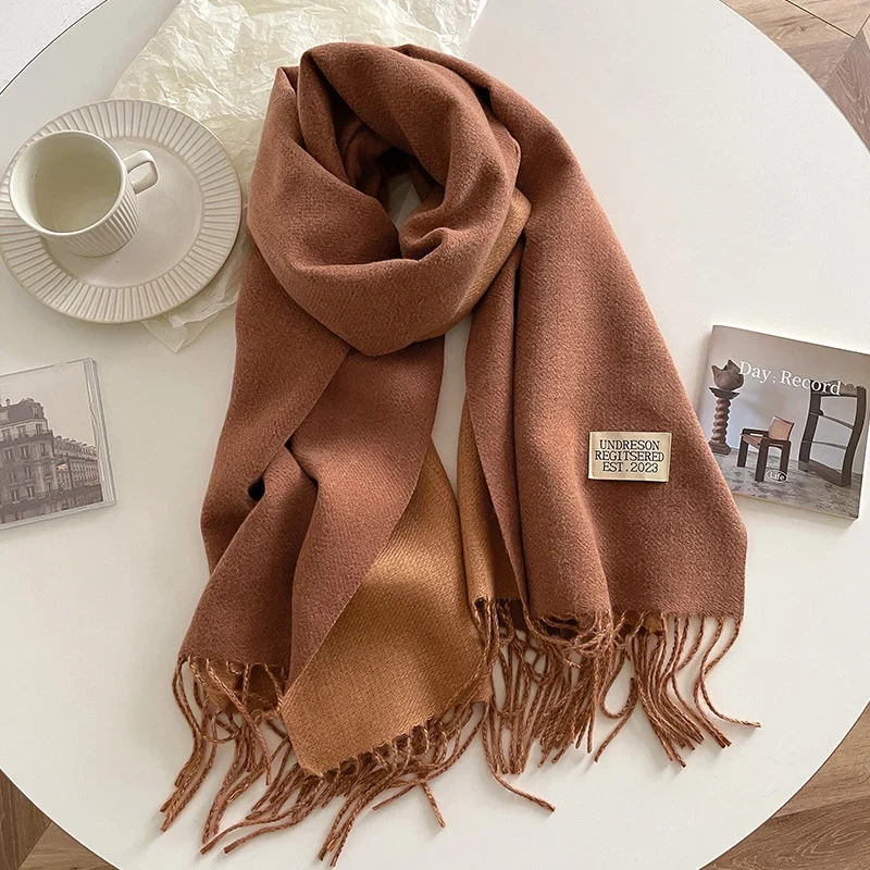 Damen Winterschal Stola Schlauchschal Halstuch Fashion Strickschal Loop Schal