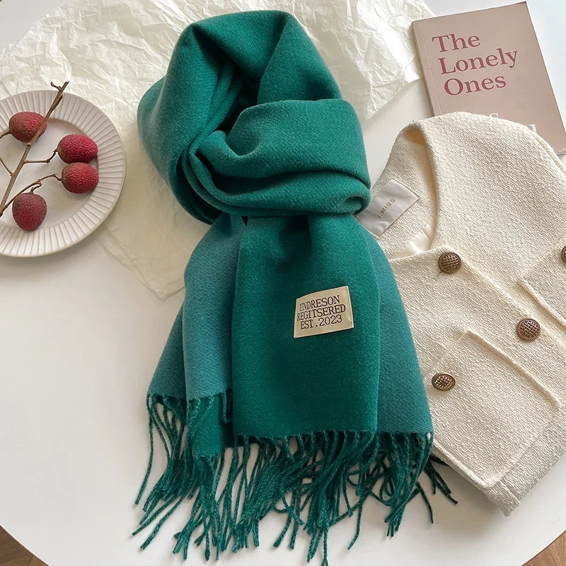 Damen Winterschal Stola Schlauchschal Halstuch Fashion Strickschal Loop Schal