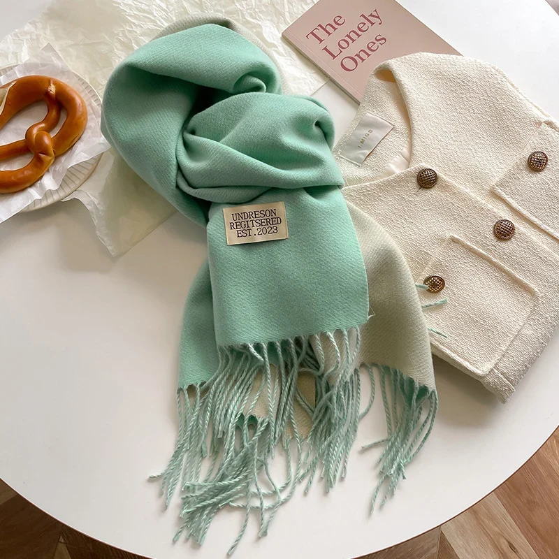 Damen Winterschal Stola Schlauchschal Halstuch Fashion Strickschal Loop Schal