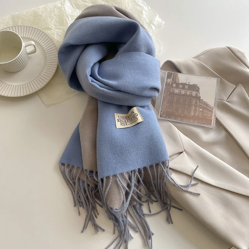 Damen Winterschal Stola Schlauchschal Halstuch Fashion Strickschal Loop Schal