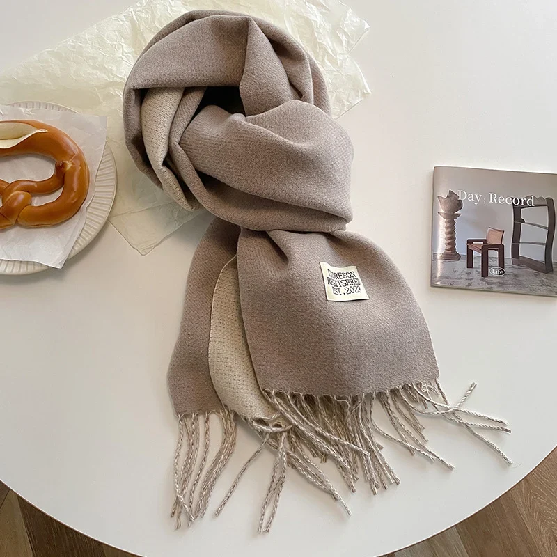 Damen Winterschal Stola Schlauchschal Halstuch Fashion Strickschal Loop Schal