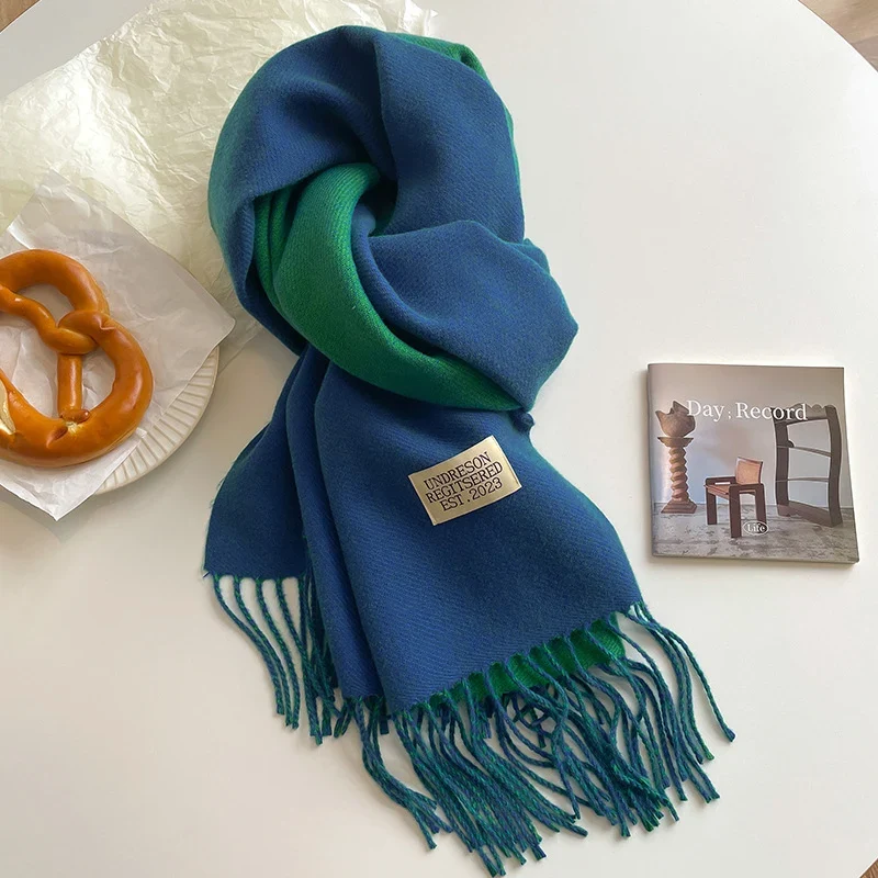 Damen Winterschal Stola Schlauchschal Halstuch Fashion Strickschal Loop Schal