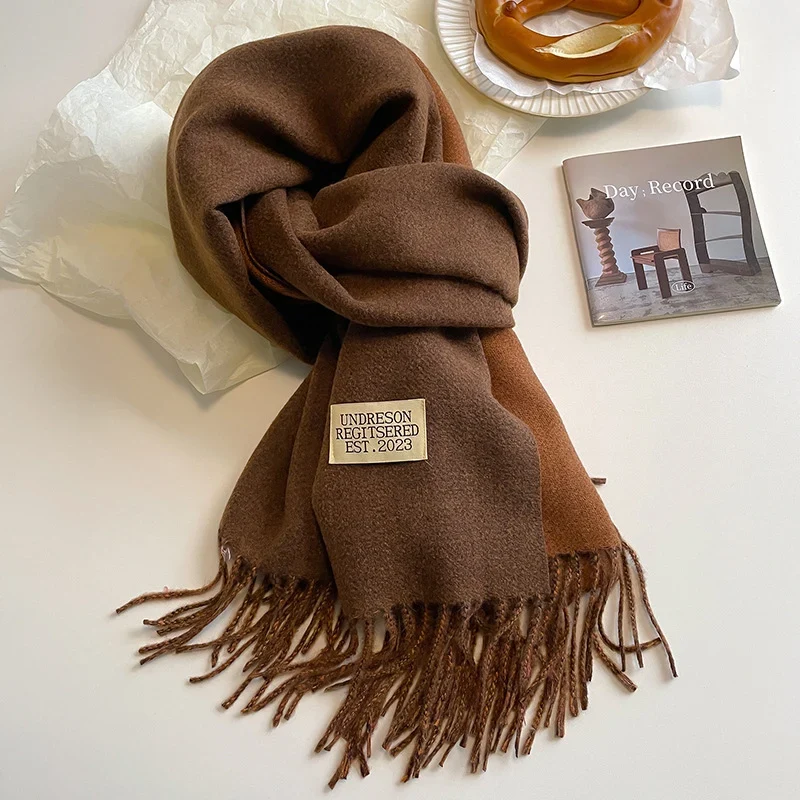 Damen Winterschal Stola Schlauchschal Halstuch Fashion Strickschal Loop Schal