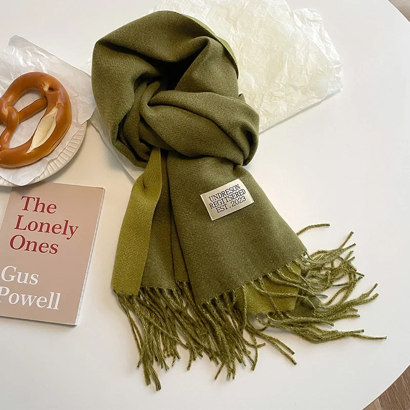Damen Winterschal Stola Schlauchschal Halstuch Fashion Strickschal Loop Schal
