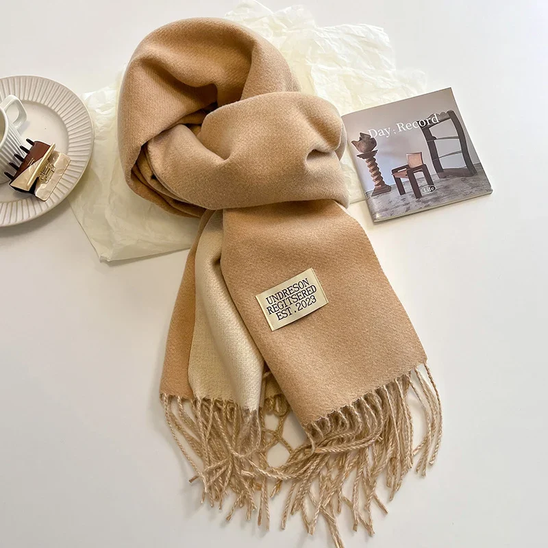 Damen Winterschal Stola Schlauchschal Halstuch Fashion Strickschal Loop Schal