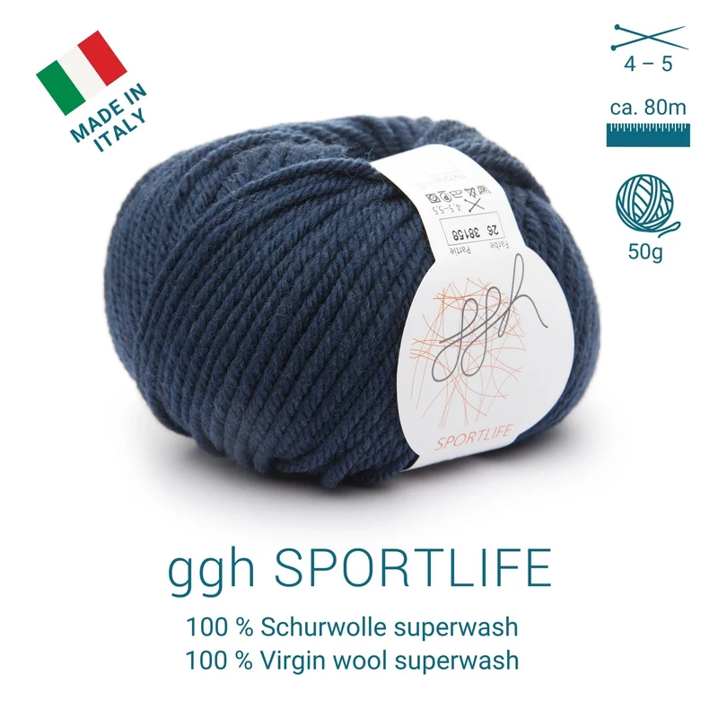 ggh Sportlife Box | Set mit 300g (6x50g) | 026 – Entenblau