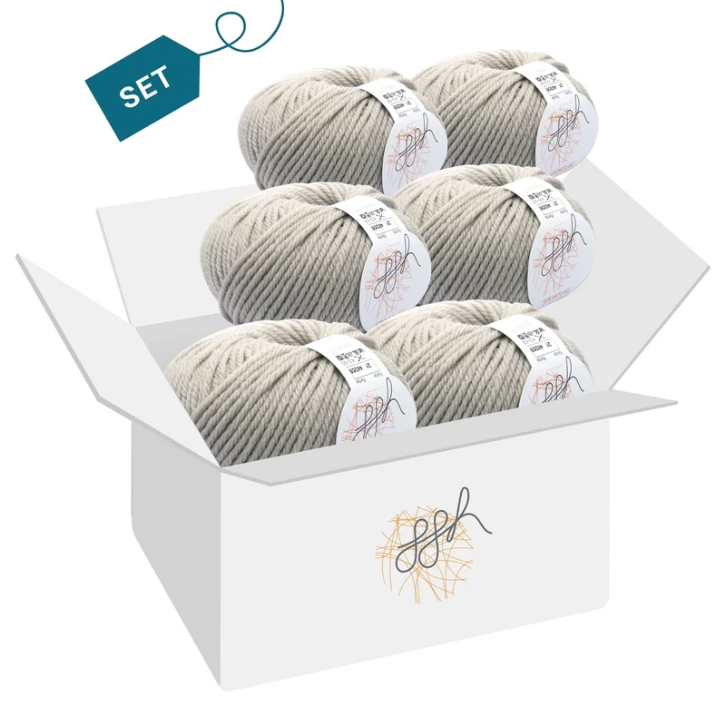 ggh Sportlife Box | Set mit 300g (6x50g) | 021 – Helles Beige