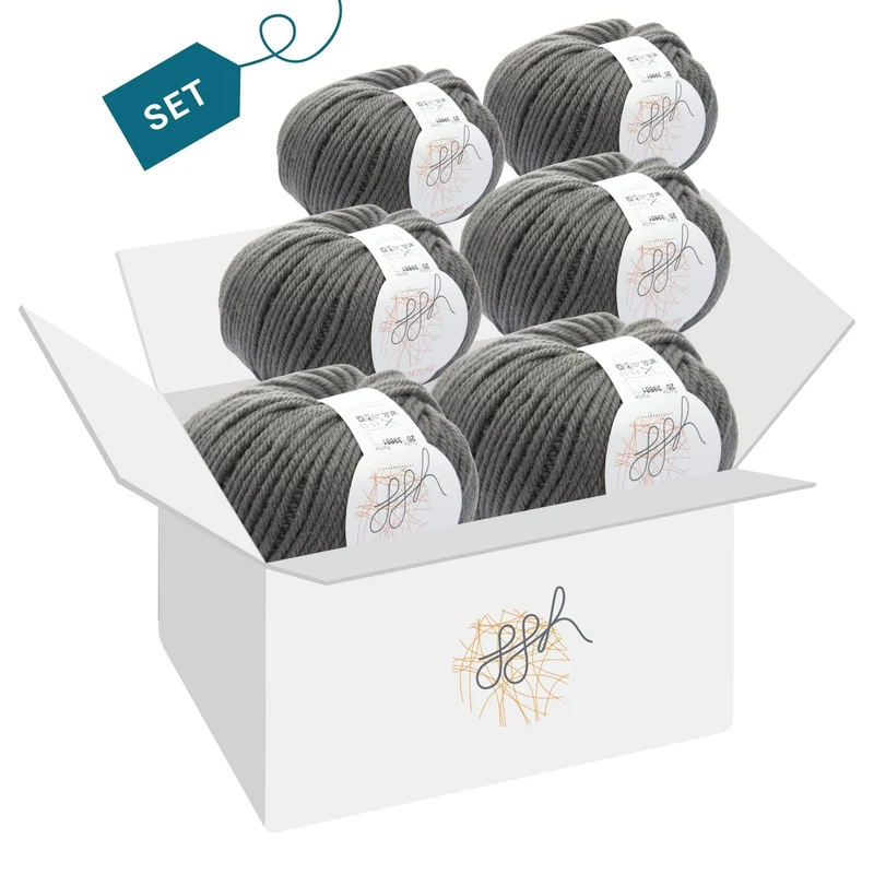 ggh Sportlife Box | Set mit 300g (6x50g) | 020 – Walnussgrau