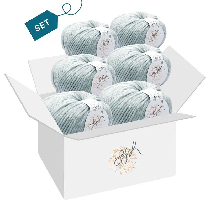 ggh Sportlife Box | Set mit 300g (6x50g) | 035 – Eisgrau