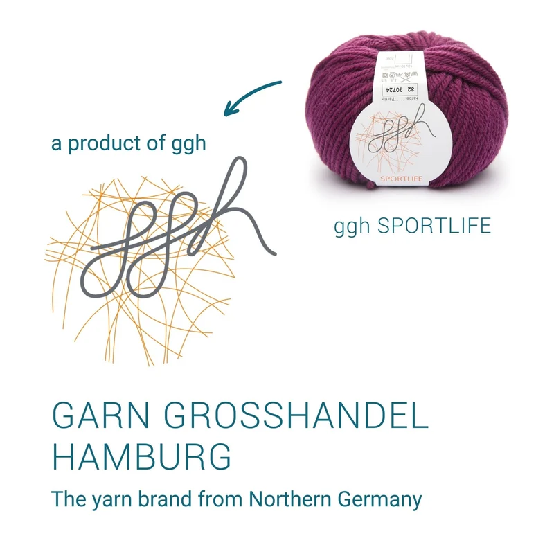 ggh Sportlife Box | Set mit 300g (6x50g) | 032 – Granatrot