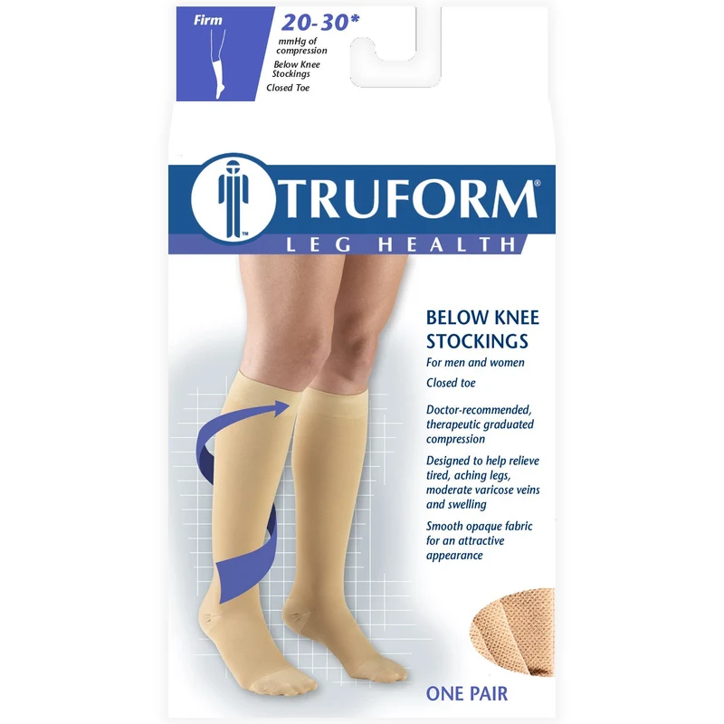 TRUFORM® Knee High 20-30 mmHg