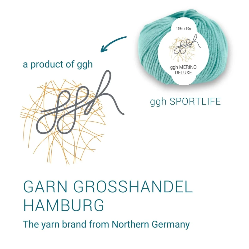 ggh Merino Deluxe - 300g Set (6x50g) - 021 - Türkis