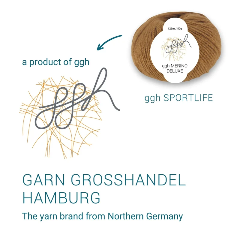 ggh Merino Deluxe - 300g Set (6x50g) - 007 - Hirschbraun