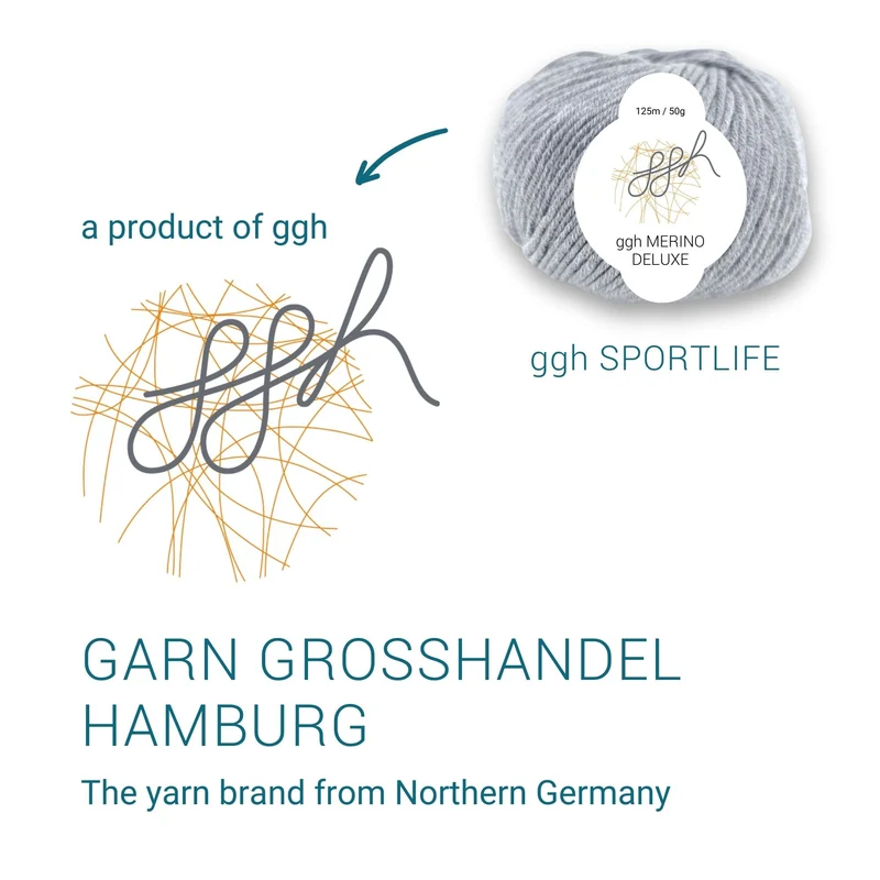 ggh Merino Deluxe - 300g Set (6x50g) - 005 - Grau