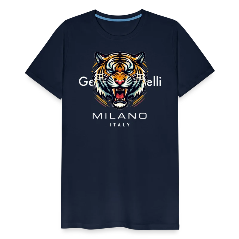 Männer T-Shirt Rundhals Unisex Tiger Sommer Streetwear Tank Top 100% Baumwolle