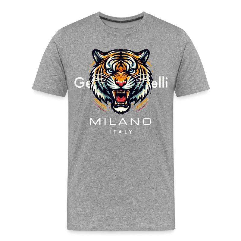Männer T-Shirt Rundhals Unisex Tiger Sommer Streetwear Tank Top 100% Baumwolle