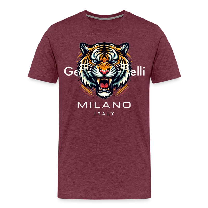 Männer T-Shirt Rundhals Unisex Tiger Sommer Streetwear Tank Top 100% Baumwolle
