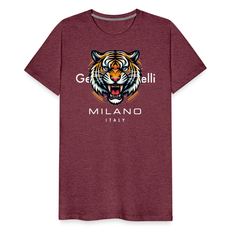 Männer T-Shirt Rundhals Unisex Tiger Sommer Streetwear Tank Top 100% Baumwolle