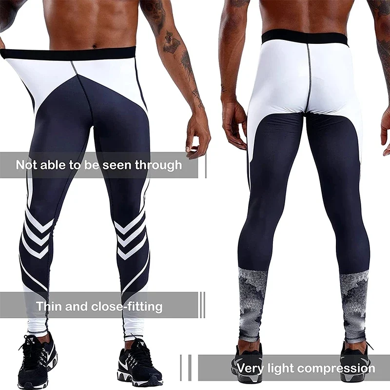Herren Leggings Sporthose Jogginghose Trainingshose Lauf Hose Kompressionshose