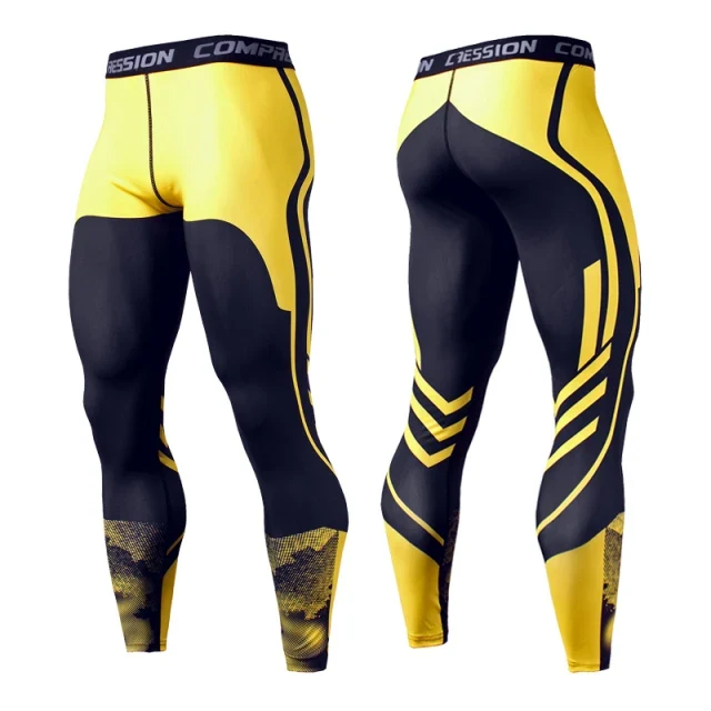 Herren Leggings Sporthose Jogginghose Trainingshose Lauf Hose Kompressionshose