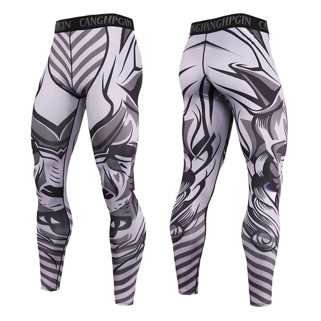 Herren Leggings Sporthose Jogginghose Trainingshose Lauf Hose Kompressionshose