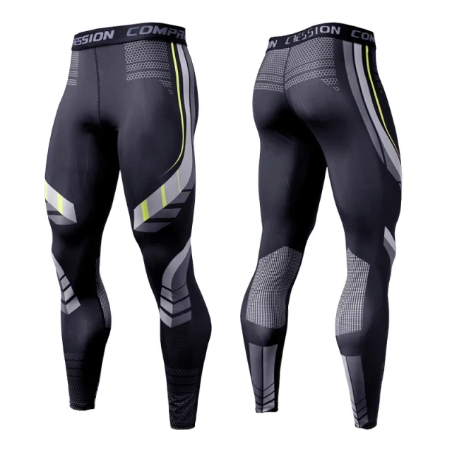 Herren Leggings Sporthose Jogginghose Trainingshose Lauf Hose Kompressionshose