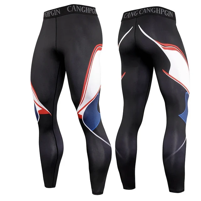 Herren Leggings Sporthose Jogginghose Trainingshose Lauf Hose Kompressionshose