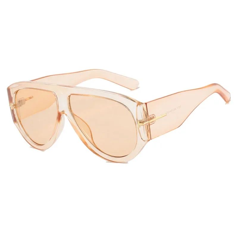 Damen Sonnenbrille Designer Luxus Brille Quadratische Übergröße Gläser Vintage