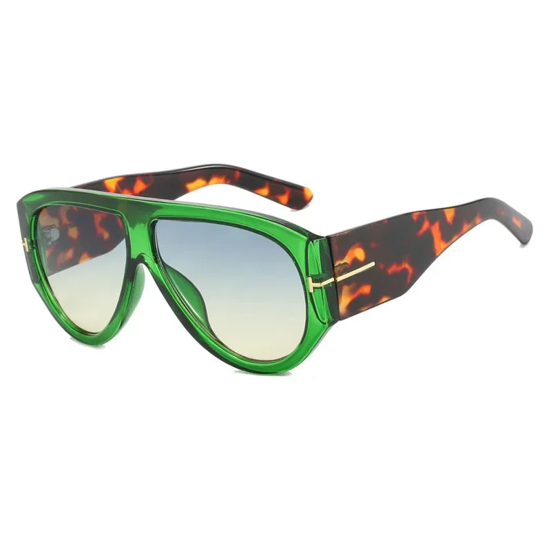 Damen Sonnenbrille Designer Luxus Brille Quadratische Übergröße Gläser Vintage