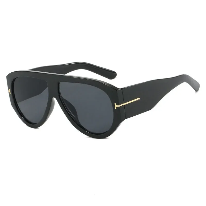 Damen Sonnenbrille Designer Luxus Brille Quadratische Übergröße Gläser Vintage