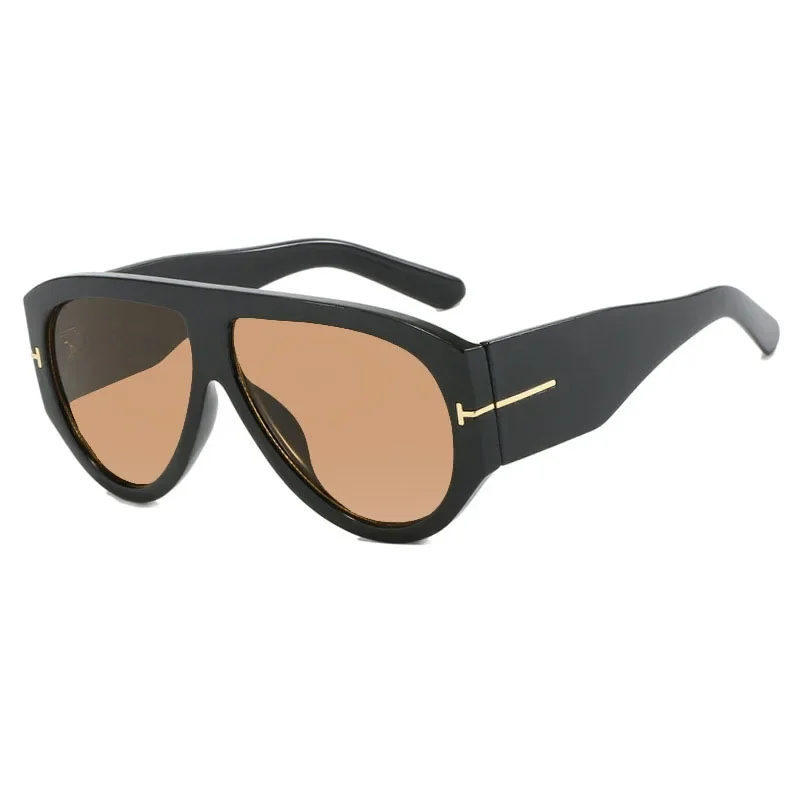 Damen Sonnenbrille Designer Luxus Brille Quadratische Übergröße Gläser Vintage